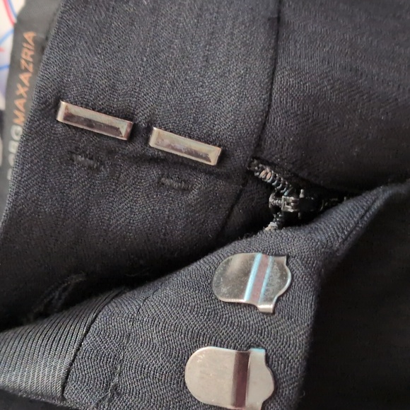 BCBGMaxAzria Black Wool Blend Pants - 2 - Picture 6 of 8